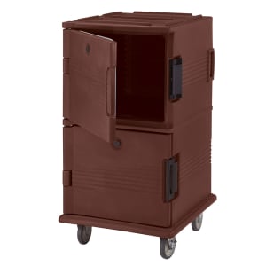 144-UPC1600HD131 Ultra Camcart® Insulated Food Carrier w/ (24) Pan Capacity, Dark Brown