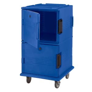 144-UPC1600HD186 Ultra Camcart® Insulated Food Carrier w/ (24) Pan Capacity, Navy Blue