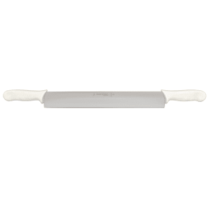 135-09223 SANI-SAFE® 14" Cheese Knife w/ Polypropylene White Handle, Carbon Steel