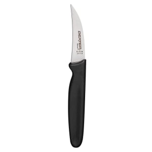 135-15153 2 1/2" Tourne Knife w/ Polypropylene Black Handle, High Carbon Steel