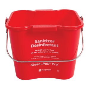 094-KPP97RD 3 qt Kleen-Pail® Pro™ - Plastic, Red