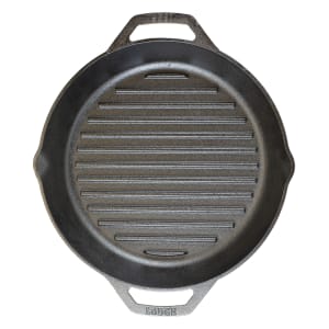 261-L10GPL 12" Round Cast Iron Seasoned Grill Pan