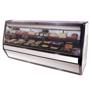 367-SCCDS40E6SLED 75" Full Service Deli Meat & Cheese Deli Case w/ Straight Glass - (2) Levels, 115v