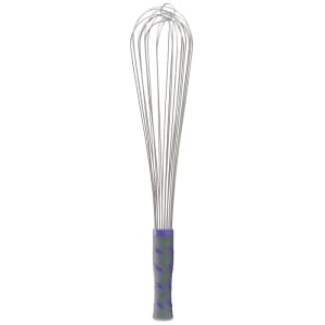 175-47005 16" Piano Whip - Purple Nylon Handle, Stainless Steel