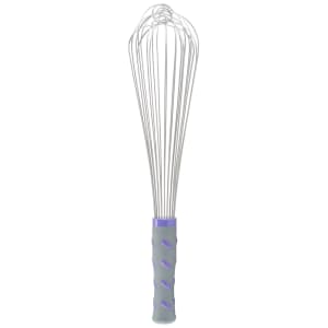 175-47004 14" Piano Whip - Purple Nylon Handle, Stainless Steel