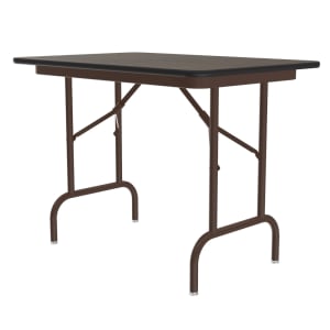 228-CF2448M01 48" Rectangular Folding Table w/ Walnut Melamine Top, 29"H