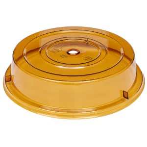 Cambro 1202CW153 12 1/8&quot; Camwear Plate Cover - Amber