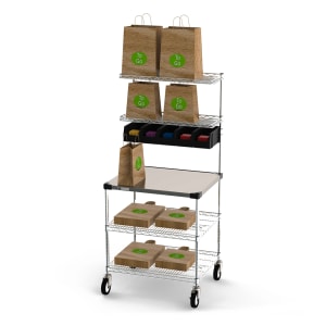 001-CR2430DSS Delivery & Drive Thru Staging Station, 24" x 30"