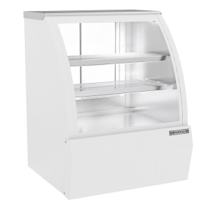 118-CDR3HC1W 37-1/4" Full Service Deli Case w/ Curved Glass - (3) Levels, 120v