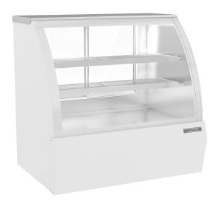 118-CDR4HC1W 49-1/4" Full Service Deli Case w/ Curved Glass - (3) Levels, 120v