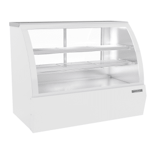 118-CDR5HC1W 60-1/4" Full Service Deli Case w/ Curved Glass - (3) Levels, 120v