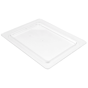 144-20CFC135 ColdFest Food Pan Cover - Half Size, Flat, Clear