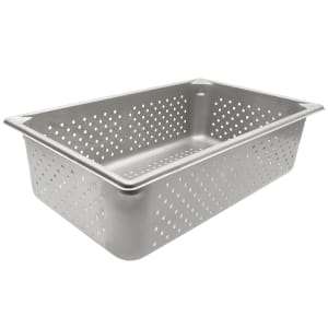175-30063 Super Pan V® Full Size Steam Pan - Perforated, Stainless Steel