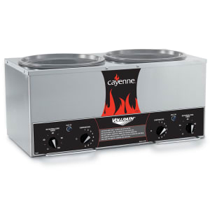 175-72028 (2) 7 qt Countertop Soup Warmer w/ Thermostatic Controls, 120v
