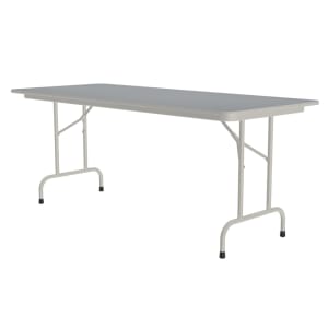 228-CF3060PX15 60" Rectangular Folding Table w/ Gray Granite Top, 29"H