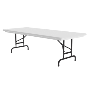 228-RA307223 72" R-Series Rectangular Folding Table w/ Gray Granite Plastic Top, 32"H