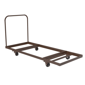 228-T309601 Table Truck w/ (16) Folding Table Capacity, Steel, Brown
