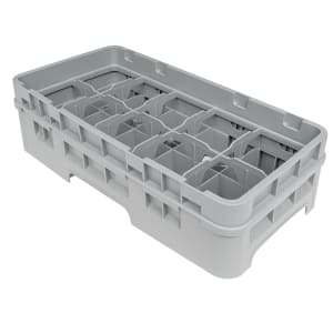 144-10HC414151 Camrack Cup Rack with Extender - 10 Compartment, Half-Size, Soft Gray