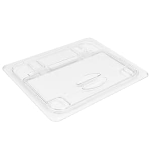 144-20CWL135 FlipLid Food Pan Cover - Half Size, Hinged, Clear
