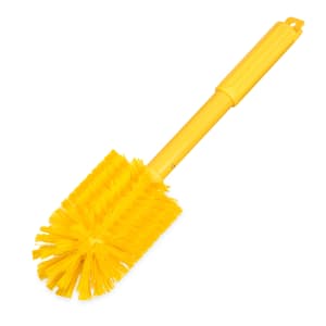 028-40005C04 16" Sparta® Valve & Fitting Brush w/ Yellow Poly Bristles - Plastic Handle,...