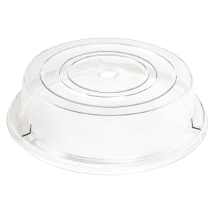 Cater Tek 11 Inch Polycarbonate Plate Covers, 10 Shatterproof Dish Covers -  Dishwashable, For 11 Inch Plates, Clear Plastic Splatter Covers, Finger