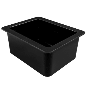 144-26CF110 ColdFest Food Pan - Half Size, 6"D, Black