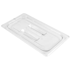 144-30CWCH135 1/3 Size Food Pan Cover w/ Handle, Polycarbonate, Clear