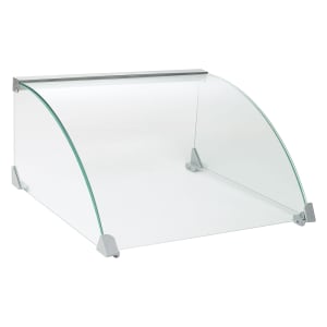 080-EHDG7SG Sneeze Guard for EHDG-7R Hot Dog Grill - 19 7/8"W x 11 5/8"D x 9 1/8"H, Glass
