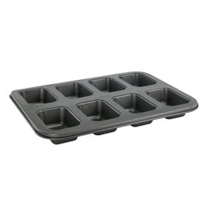 080-HLF8MN 8 Compartment Mini Loaf Pan - 14"L x 10 5/8"W, Carbon Steel