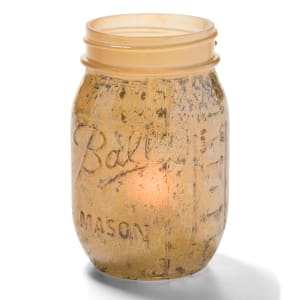 461-1600AG Firefly Tealight Candle Holder for HD8 - 5 1/4" x 3", Antique Gold