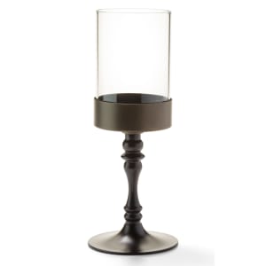 461-277BZ Classic Candlestick Base w/ Shade Support, 9 3/8 x 3 5/8", Dark Bronze