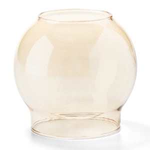 461-35G Fitter Globe for 3" Fitter Base, 3 3/8 x 3 1/8", Glass, Gold Bubble