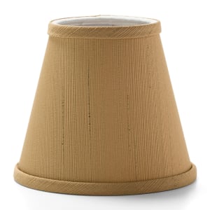 461-395SS Empire Candlestick Shade - 5 1/8" x 4 1/4", Fabric, Sandstone
