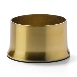 461-502 Cocktail II Round Lamp Base for HD36 - 2" x 3 5/8", Satin Brass