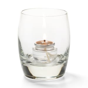461-6404C Contour Votive for HD15, HD12 & HD8, 3x3 3/4", Glass, Clear
