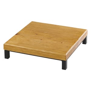 151-22065399 12" Square Madera Riser - 3"H, Reclaimed Wood