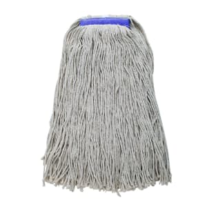 080-MOP32WC 32 oz Wet Mop Head - Cut End, 4 Ply Poly/Cotton Blend Yarn, White