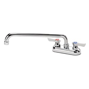381-11412L Deck Mount Faucet w/ 12" Swing Nozzle 