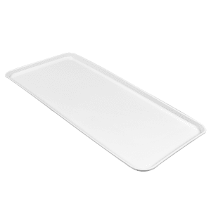White Oval Plastic Serving Tray 16 x 11