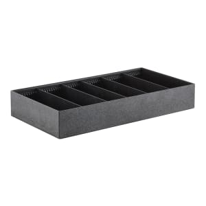 151-22034101913 Condiment Organizer w/ (6) Bins - Black
