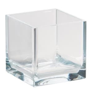151-22055412 Square 1 Compartment Condiment Jar - Clear