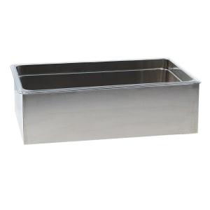 151-220641255 Ice Housing w/ Clear Plastic Ice Pan - 20"W x 12"D x 6"H, Stainless Frame