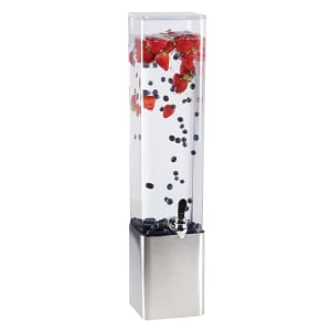 151-22075255 2 gal Beverage Dispenser - Plastic Container, Stainless Steel Base