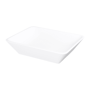 701-M1210RCNW 96 oz Rectangular Melamine Serving Bowl, Display White