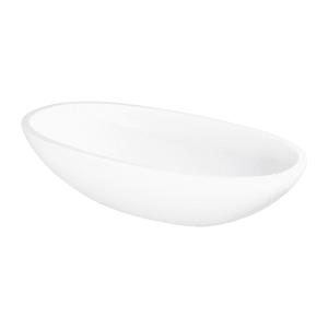 701-M157OVNW 96 oz Oval Melamine Serving Bowl, Display White