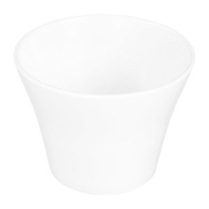 701-MC16W 16 oz Crock - 4 5/8" Round, Melamine, White