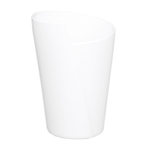 701-MW16W 16 oz Melamine Serving Crock, White
