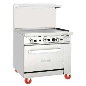 338-CRO36GNG 36" Gas Range w/ Full Griddle & Standard Oven, Natural Gas