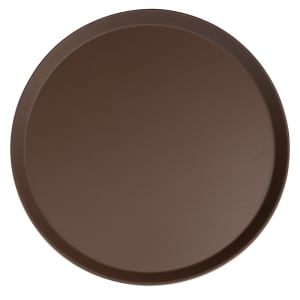 144-1800CT138 18" Round Camtread Serving Tray - Fiberglass, Tavern Tan