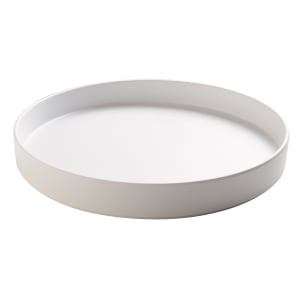151-220171215 12" Round Melamine Plate, White